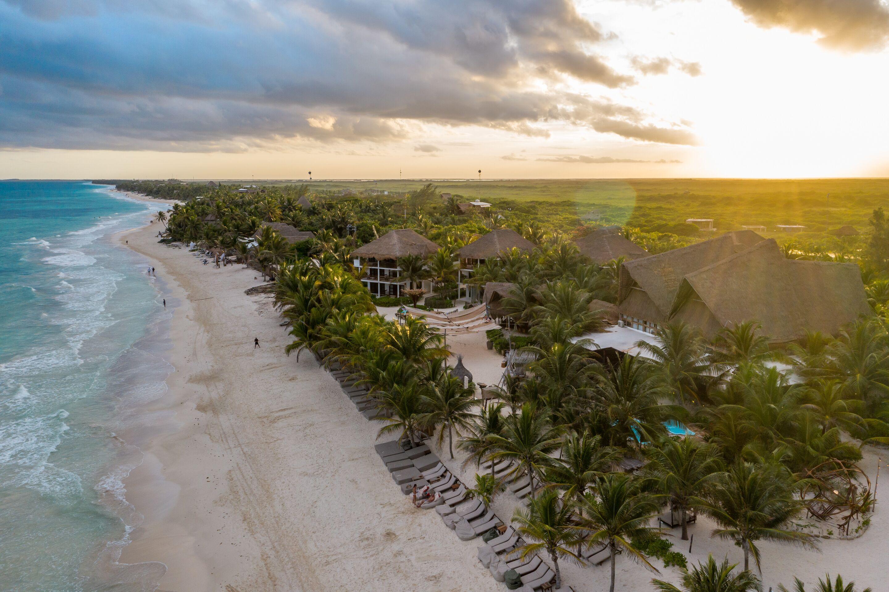 Hotel Cabanas Los Lirios Tulum Eksteriør bilde